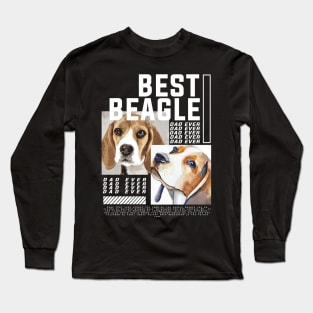 Best beagle dad ever Long Sleeve T-Shirt